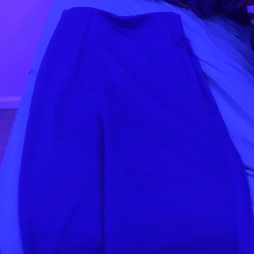 A knee length skirt